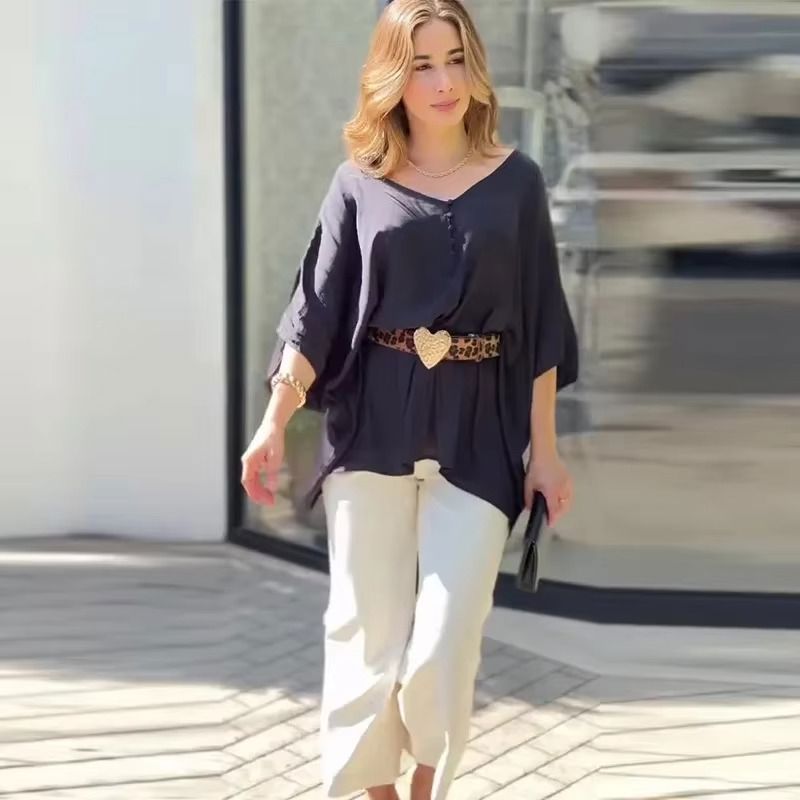Bata Versátil FlexiLook – Estilo que se Transforma com Você FEMININO - ROUPAS - BATA Dm Stores Preto PP - Veste (32 a 34)