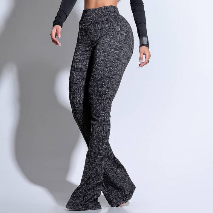 Calça Flare Sculpt Cós Alto Mescla – Elegância & Conforto FEMININO - ROUPAS - CALÇA MODELADORA Dm Stores