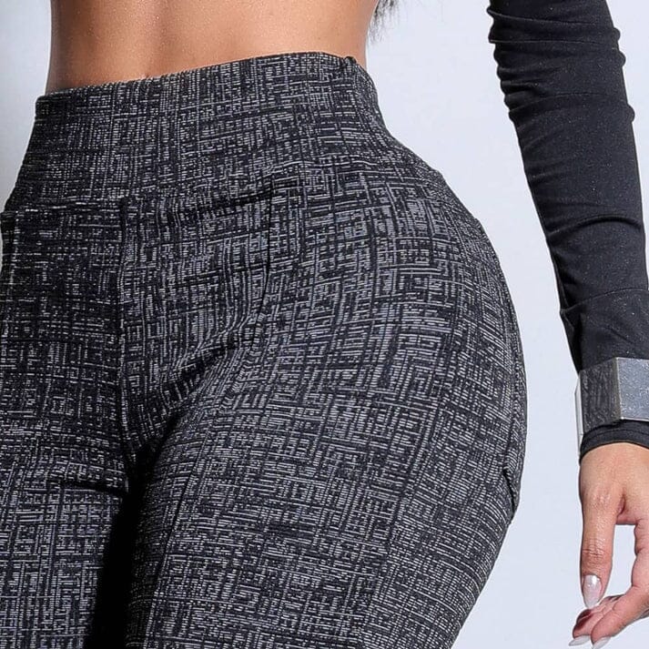Calça Flare Sculpt Cós Alto Mescla – Elegância & Conforto FEMININO - ROUPAS - CALÇA MODELADORA Dm Stores