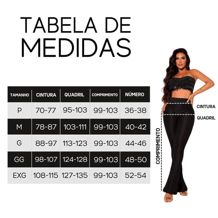 Calça Premium Cintura Alta Preta – Modeladora & Empina Bumbum FEMININO - ROUPAS - CALÇA MODELADORA 2 Dm Stores