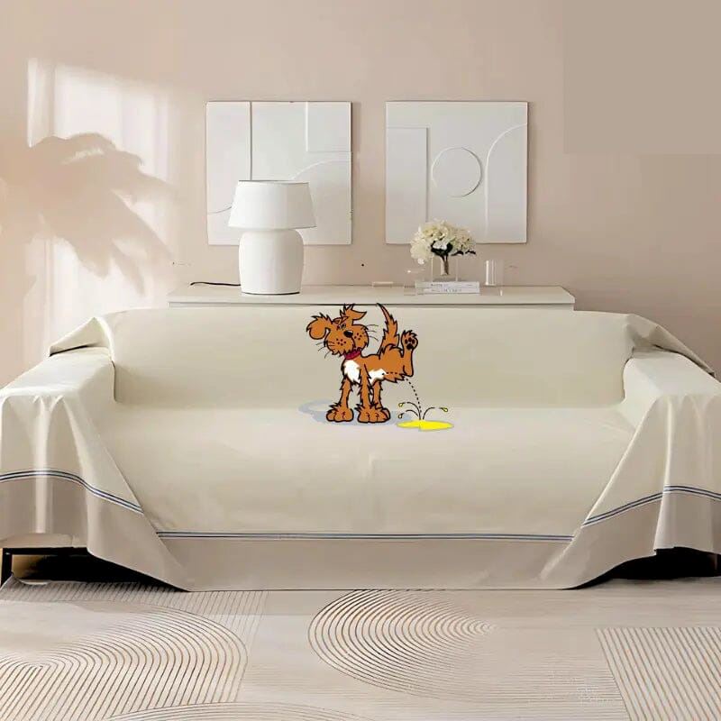 Capa Anti-Xixi MaxProtect para Sofás em Chenille UNISSEX - CASA - LIMPEZA - CAPA ANTI XIXI Dm Stores Branco 200x130cm