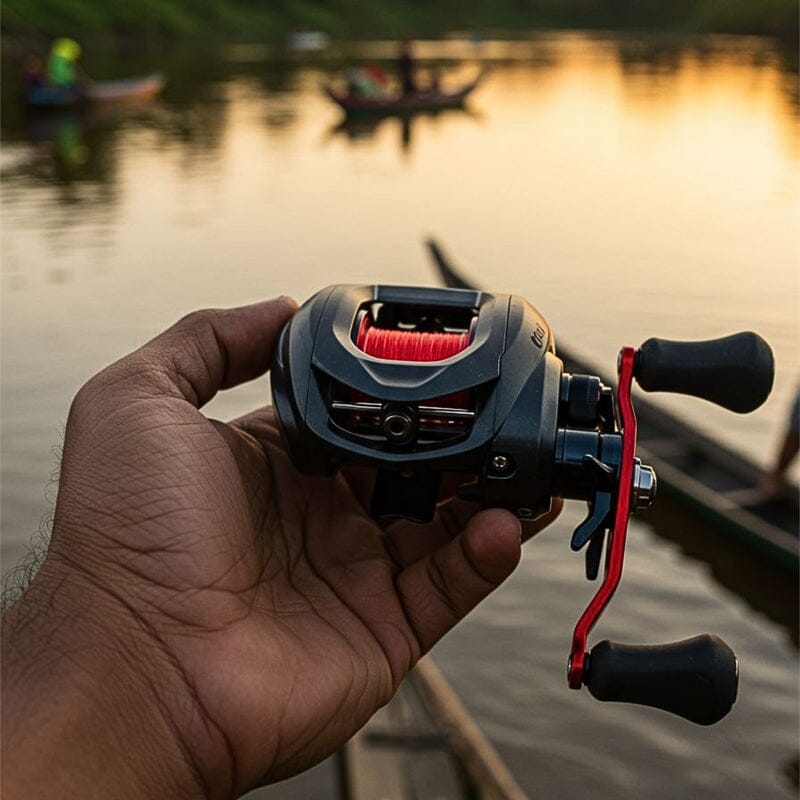 Carretilha Abu Garcia Black MAX3 Anti-Cabeleira + Óculos SHIMANO de BRINDE Dm Stores