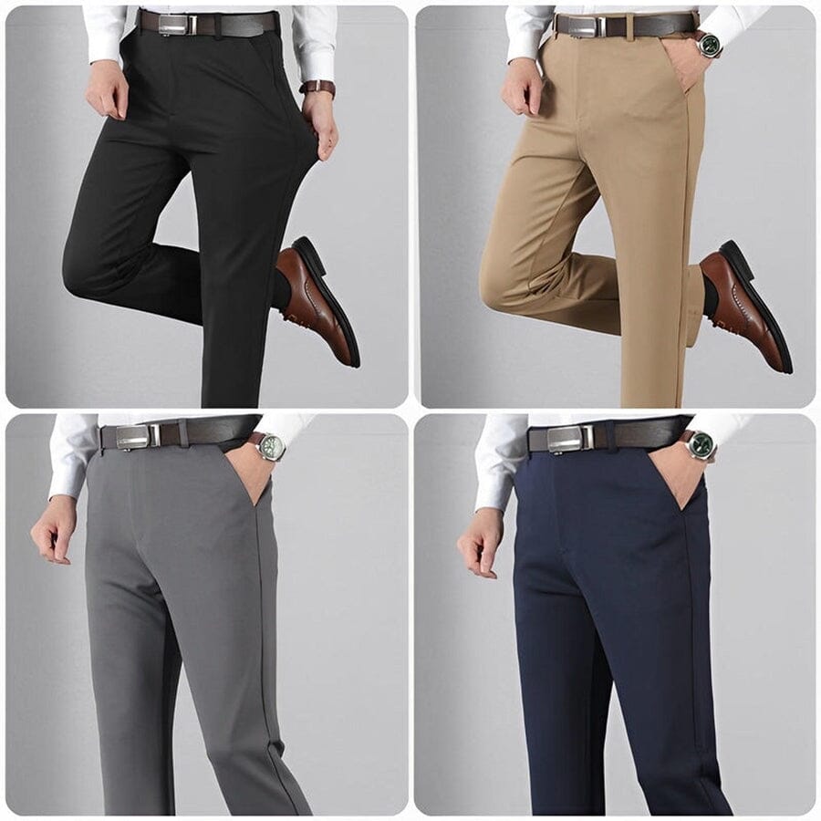 COMPRE 1 E LEVE 3 | Kit Clássico Alfaiataria – Calças Sociais + Cinto de Brinde MASCULINO - ROUPAS - CALÇA 13 Dm Stores