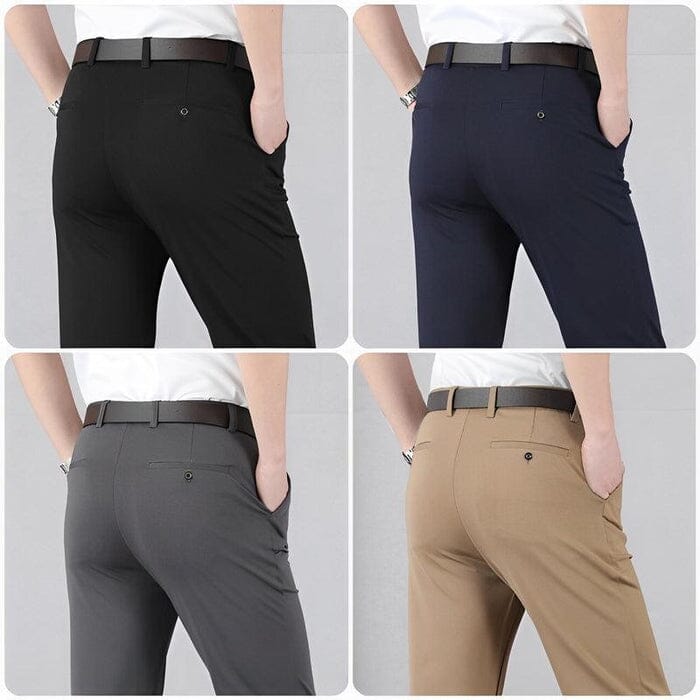COMPRE 1 E LEVE 3 | Kit Clássico Alfaiataria – Calças Sociais + Cinto de Brinde MASCULINO - ROUPAS - CALÇA 13 Dm Stores