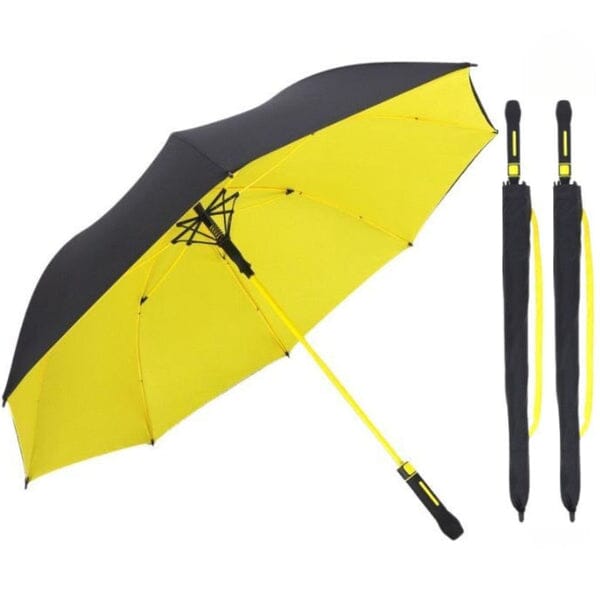 Guarda-Chuva Vanguard 142cm – Super Reforçado e Gigante UNISSEX - ACESSORIO - GUARDA CHUVA 1 Dm Stores Amarelo 2 Unidades Capa de Tecido