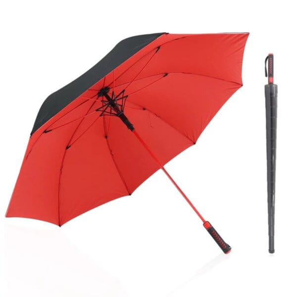 Guarda-Chuva Vanguard 142cm – Super Reforçado e Gigante UNISSEX - ACESSORIO - GUARDA CHUVA 1 Dm Stores Vermelho 1 Unidade Capa Retrátil (Copinho)
