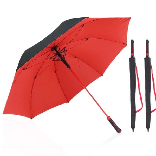 Guarda-Chuva Vanguard 142cm – Super Reforçado e Gigante UNISSEX - ACESSORIO - GUARDA CHUVA 1 Dm Stores Vermelho 2 Unidades Capa de Tecido