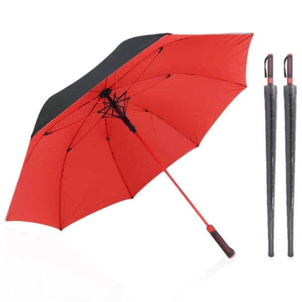 Guarda-Chuva Vanguard 142cm – Super Reforçado e Gigante UNISSEX - ACESSORIO - GUARDA CHUVA 1 Dm Stores Vermelho 2 Unidades Capa Retrátil (Copinho)