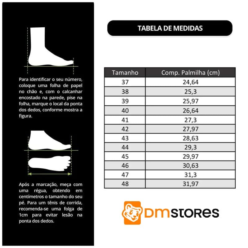 Kit ComfortWalk – Sapatênis Ortopédico + Chinelo Massageador MASCULINO - CALÇADOS - KIT ORTOPÉDICO Dm Stores