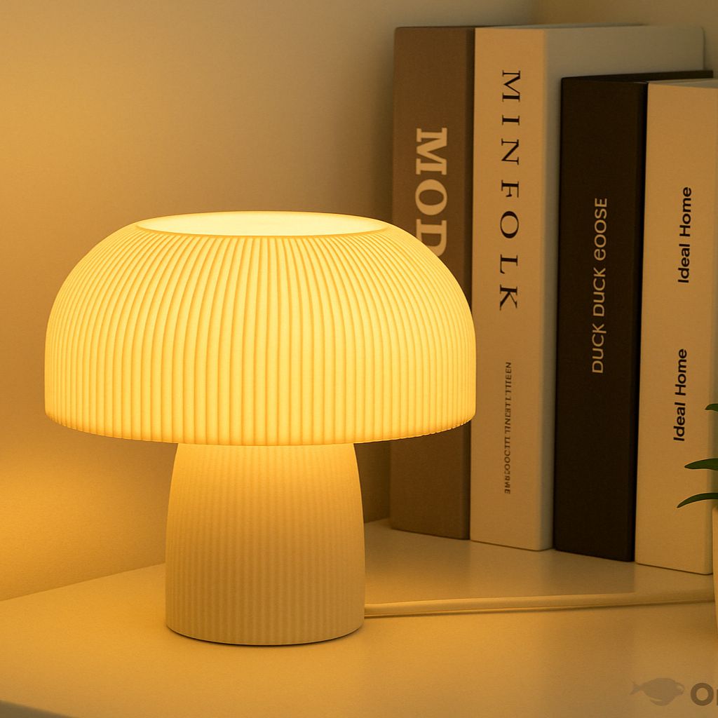 Luminária Cogumelo Lumix UNISSEX - DECORACAO - LUMINARIA COGUMELO Dm Stores