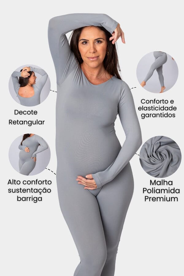Macacão Chloé - Maternidade FEMININO - ROUPAS - MACACÃO 4 Dm Stores