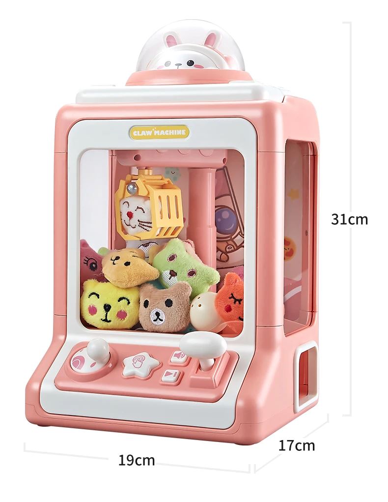 Máquina Automática de Mini Garra para Crianças - Brinquedo Divertido e Interativo de Pegar Bonecos UNISSEX - INFANTIL- MAQUINA DE BRINQUEDO 1 Dm Stores