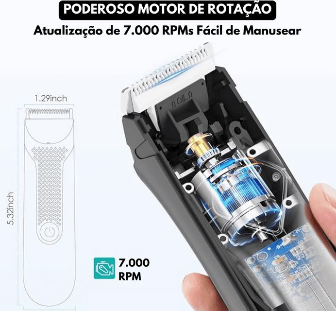 Máquina de Barbear ShavePro Elisya + Brinde MASCULINO - ACESSORIOS - MAQUINA DE BARBEAR 1 Dm Stores
