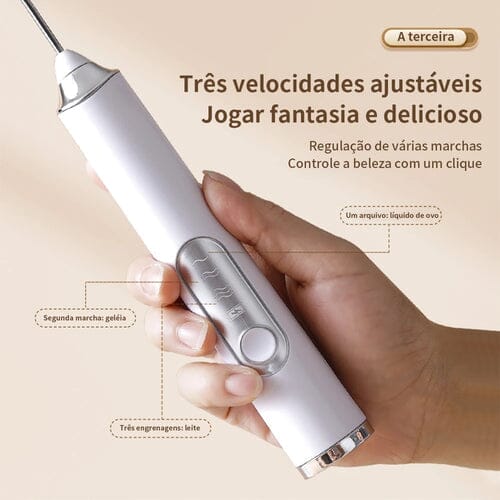 Mixer Portátil Multiuso – Batedor Elétrico para Café, Leite e Bebidas UNISSEX - COZINHA - MIXER Dm Stores