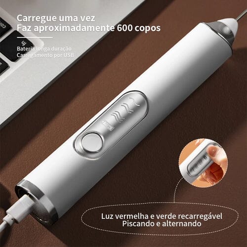 Mixer Portátil Multiuso – Batedor Elétrico para Café, Leite e Bebidas UNISSEX - COZINHA - MIXER Dm Stores