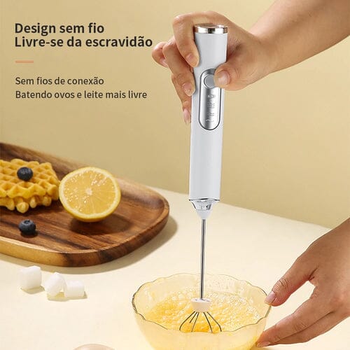 Mixer Portátil Multiuso – Batedor Elétrico para Café, Leite e Bebidas UNISSEX - COZINHA - MIXER Dm Stores