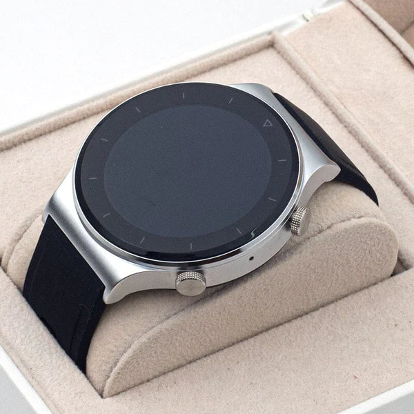 Novo SmartWatch Sports 2024 - A Prova D'agua Eletrônicos (Smartwatches 3) Dm Stores Silicone Preto 2