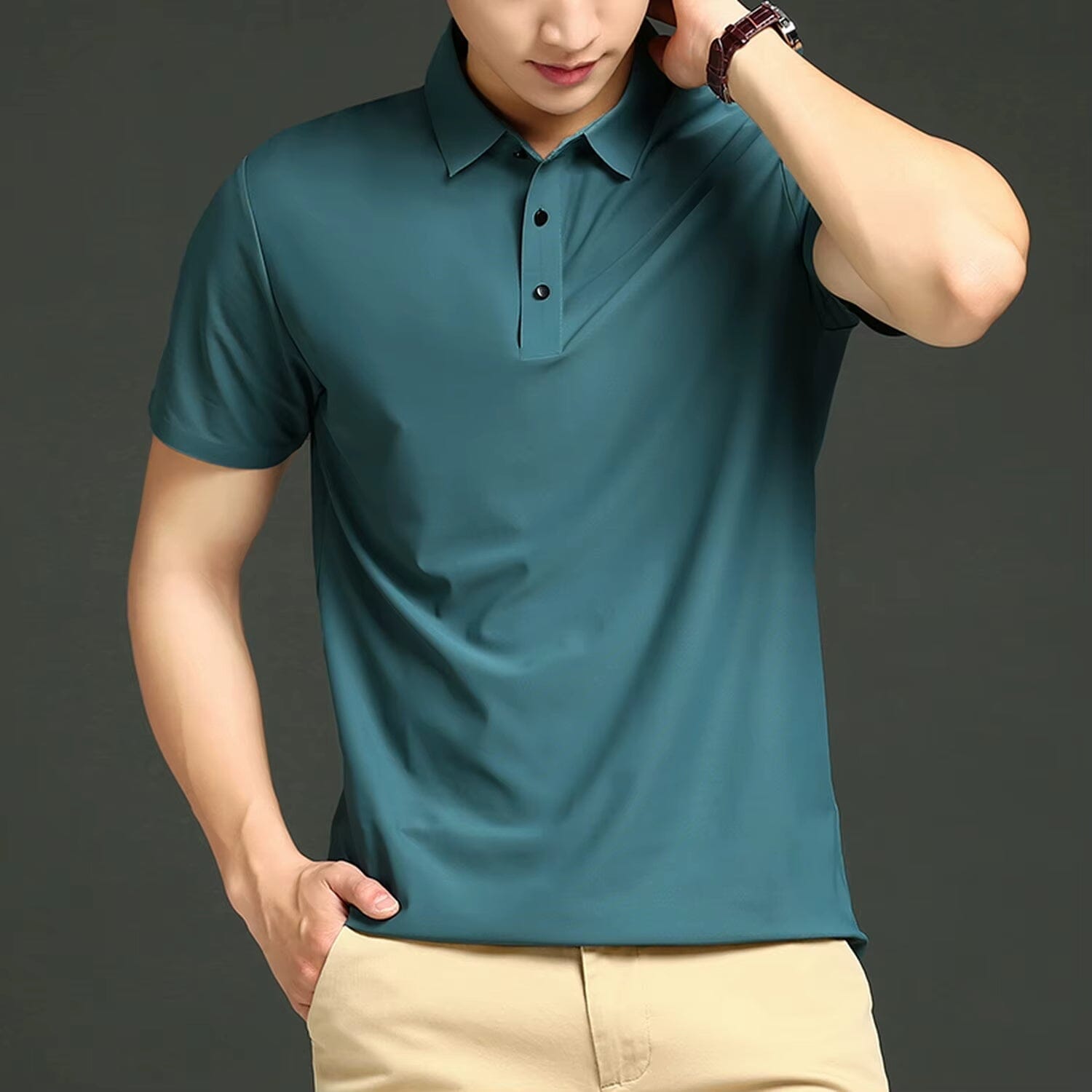 Polo ActiveStyle – Tecnologia, Estilo e um Brinde Exclusivo MASCULINO - ROUPAS - CAMISA POLO 8 Dm Stores Verde P