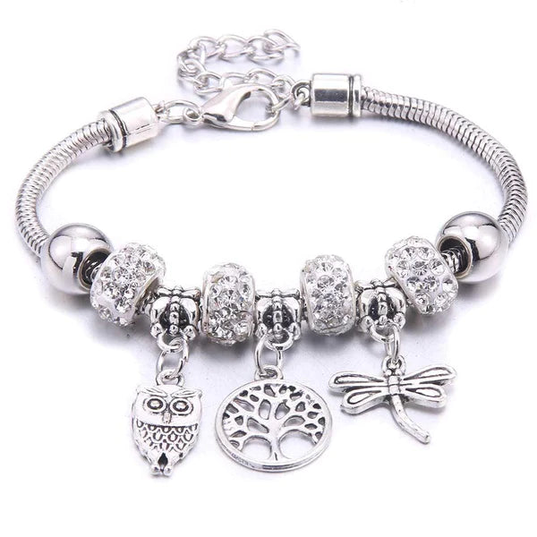 Pulseira Berloque Prata Original Joias & Acessórios (Pulseira 1) Dm Stores Prata