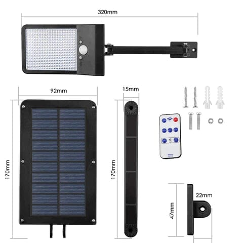 Refletor Solar com Sensor de Movimento ReaverLight Jardim - 02 A minha loja