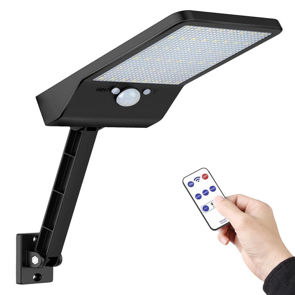 Refletor Solar com Sensor de Movimento ReaverLight Jardim - 02 A minha loja Preto