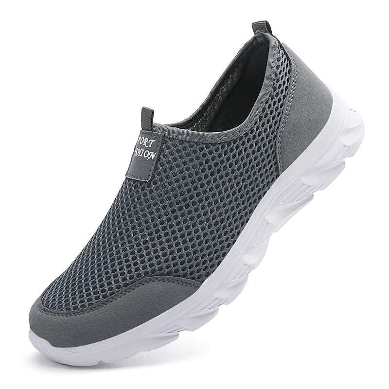 Tênis Masculino Ultra Leve e Respirável | UltraFlex Calçados (Tênis Masculino 19) Dm Stores 38 Cinza