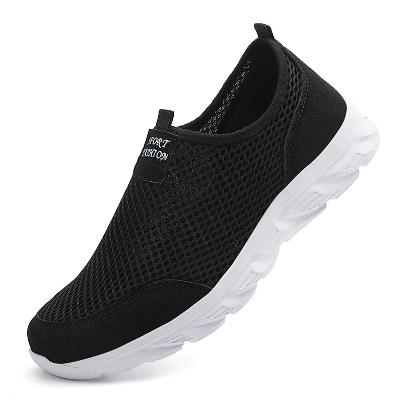 Tênis Masculino Ultra Leve e Respirável | UltraFlex Calçados (Tênis Masculino 19) Dm Stores 38 Preto e Branco