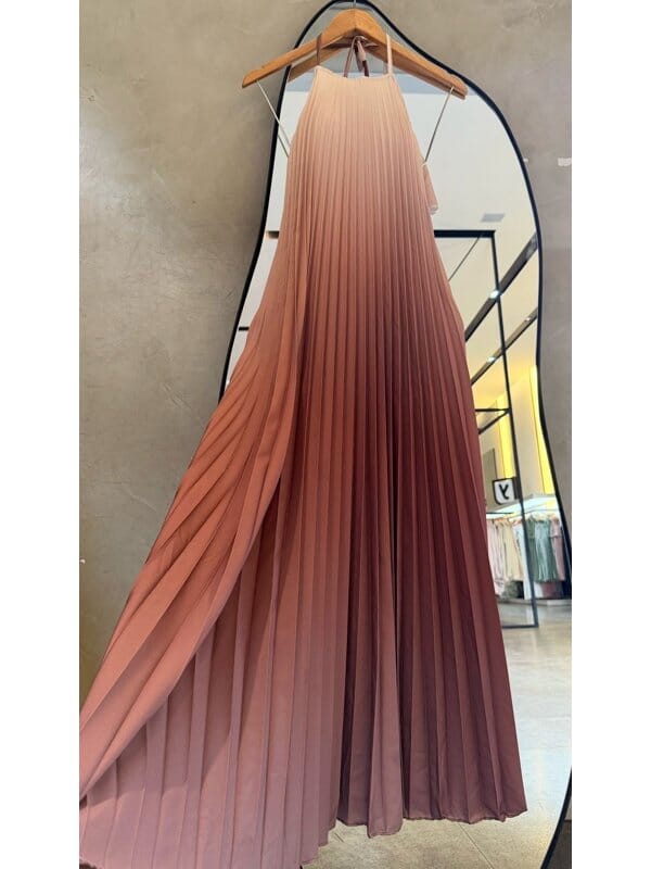 Vestido Aurora Degradê – Leveza, Cores e Charme em Cada Passo FEMININO - ROUPAS - VESTIDO DEGRADÊ Dm Stores Rosa Escuro Degradê PP (32 a 34)