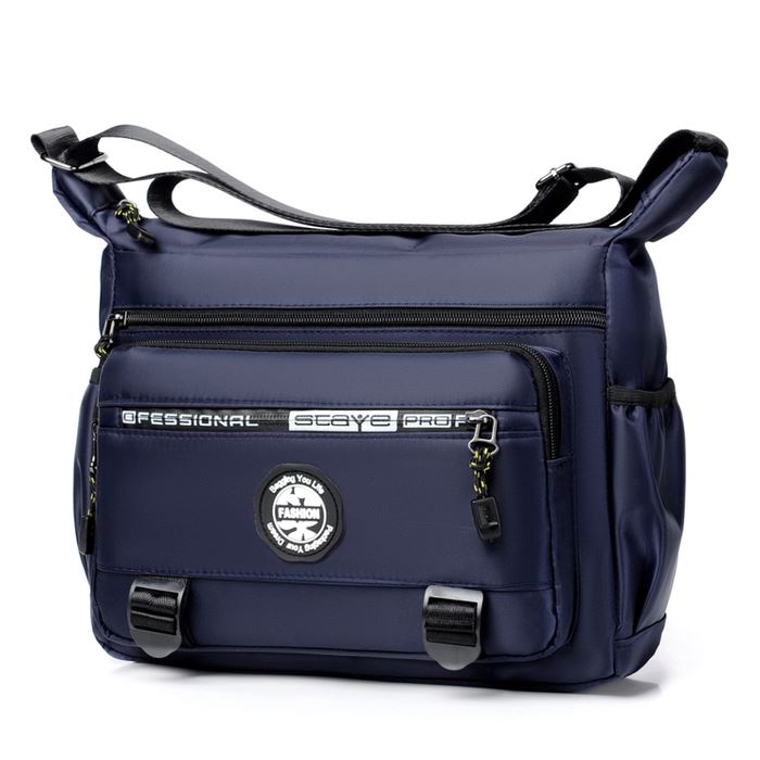 Mochila de Ombro Masculina À Prova d'Água - AquaShield Joias & Acessórios (Mochila 1) Dm Stores Azul