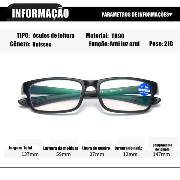 Óculos Inteligente Ahora Anti Azul Jóias & Acessórios (Óculos 3) Dm Stores