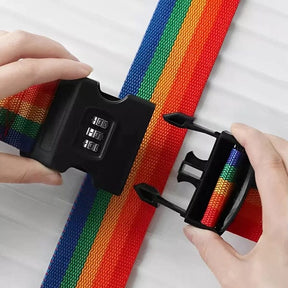 Cinta de Proteção Para Mala com Segredo UNISSEX - VIAGEM - CINTA MALA Dm Stores 
