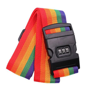 Cinta de Proteção Para Mala com Segredo UNISSEX - VIAGEM - CINTA MALA Dm Stores Colorida 