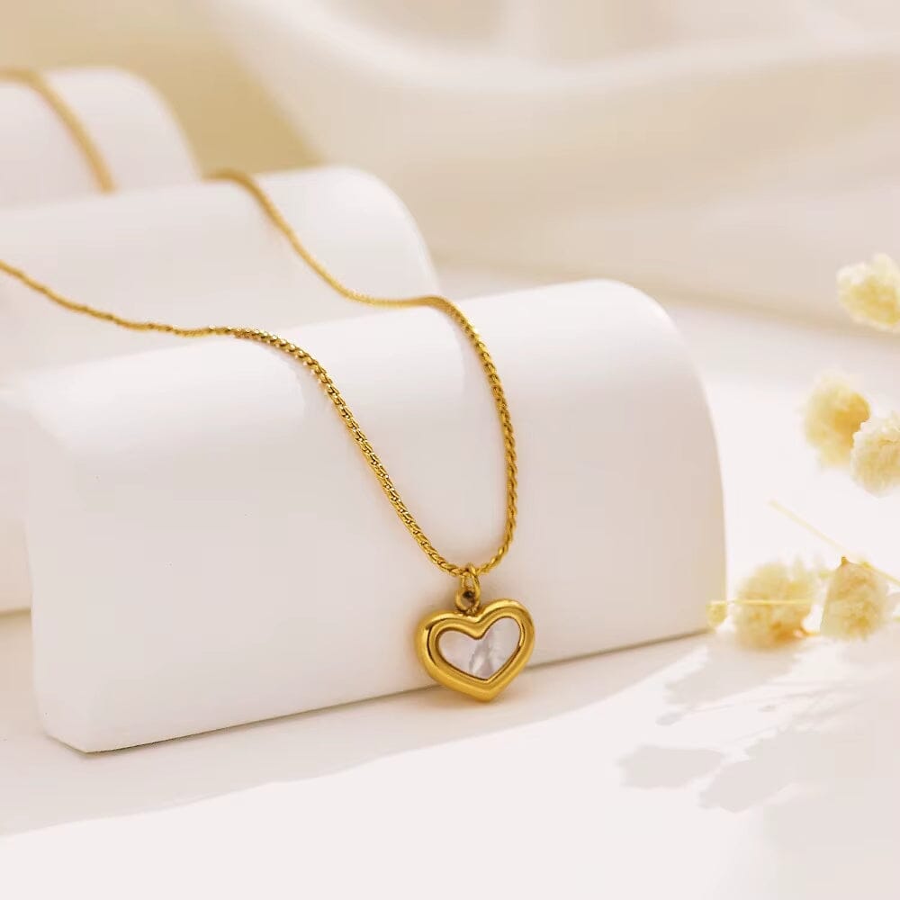 Colar Amor Eterno com Pérola – Presente para Neta FEMININO - ACESSÓRIOS - COLAR 3 NETA Dm Stores Ouro 