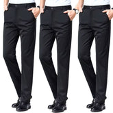 COMPRE 1 E LEVE 3 | Kit Clássico Alfaiataria – Calças Sociais + Cinto de Brinde MASCULINO - ROUPAS - CALÇA 13 Dm Stores 3 Pretas P (38) 