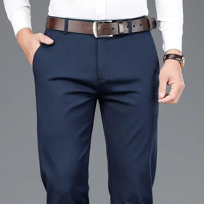COMPRE 1 E LEVE 3 | Kit Clássico Alfaiataria – Calças Sociais + Cinto de Brinde MASCULINO - ROUPAS - CALÇA 13 Dm Stores 