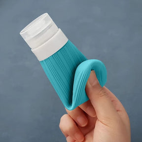 Kit 4 Frascos de Silicone Para Viagem | Anti-Vazamento UNISSEX - VIAGEM - KIT BANHO Dm Stores 