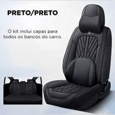 Kit AutoStyle – Capas de Banco Automotivas + Brinde Exclusivo UNISSEX - ACESSORIO AUTOMOTIVO - CAPA BANCO Dm Stores Preto + Brinde Universal 