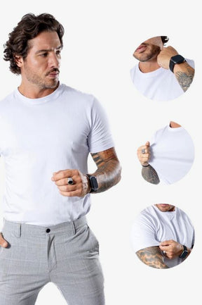 Kit de 3 Camisetas FlexFit Cotton Premium MASCULINO - ROUPAS - KIT CAMISETAS 1 Dm Stores 