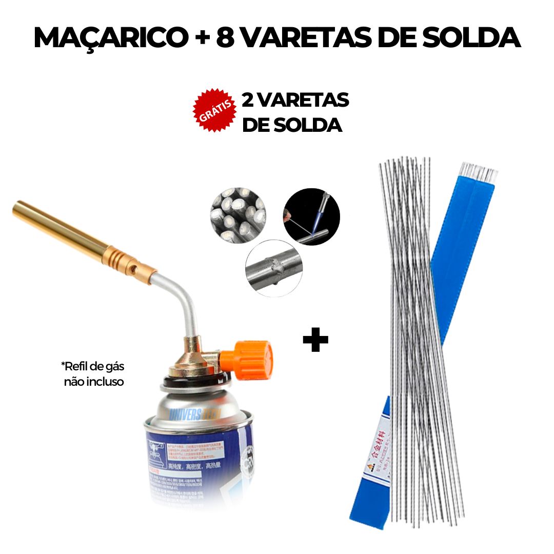 Kit de Solda Profissional PowerMax 4.0 com Maçarico e Brindes Exclusivos Kit de Solda Profissional PowerMax 4.0 com Maçarico e Brindes Exclusivos A minha loja 