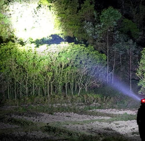 Lanterna de Cabeça LED Recarregável® camping e trilha - 02 A minha loja 
