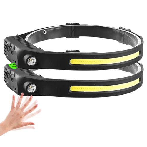 Lanterna de Cabeça LED Recarregável® camping e trilha - 02 A minha loja 
