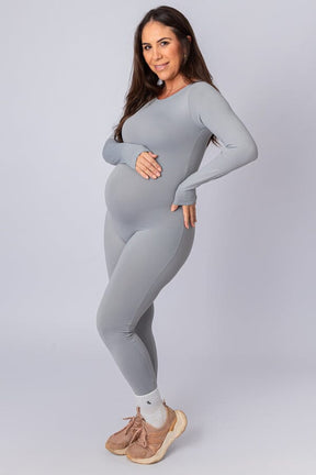 Macacão Chloé - Maternidade FEMININO - ROUPAS - MACACÃO 4 Dm Stores Cinza P (38-40) 