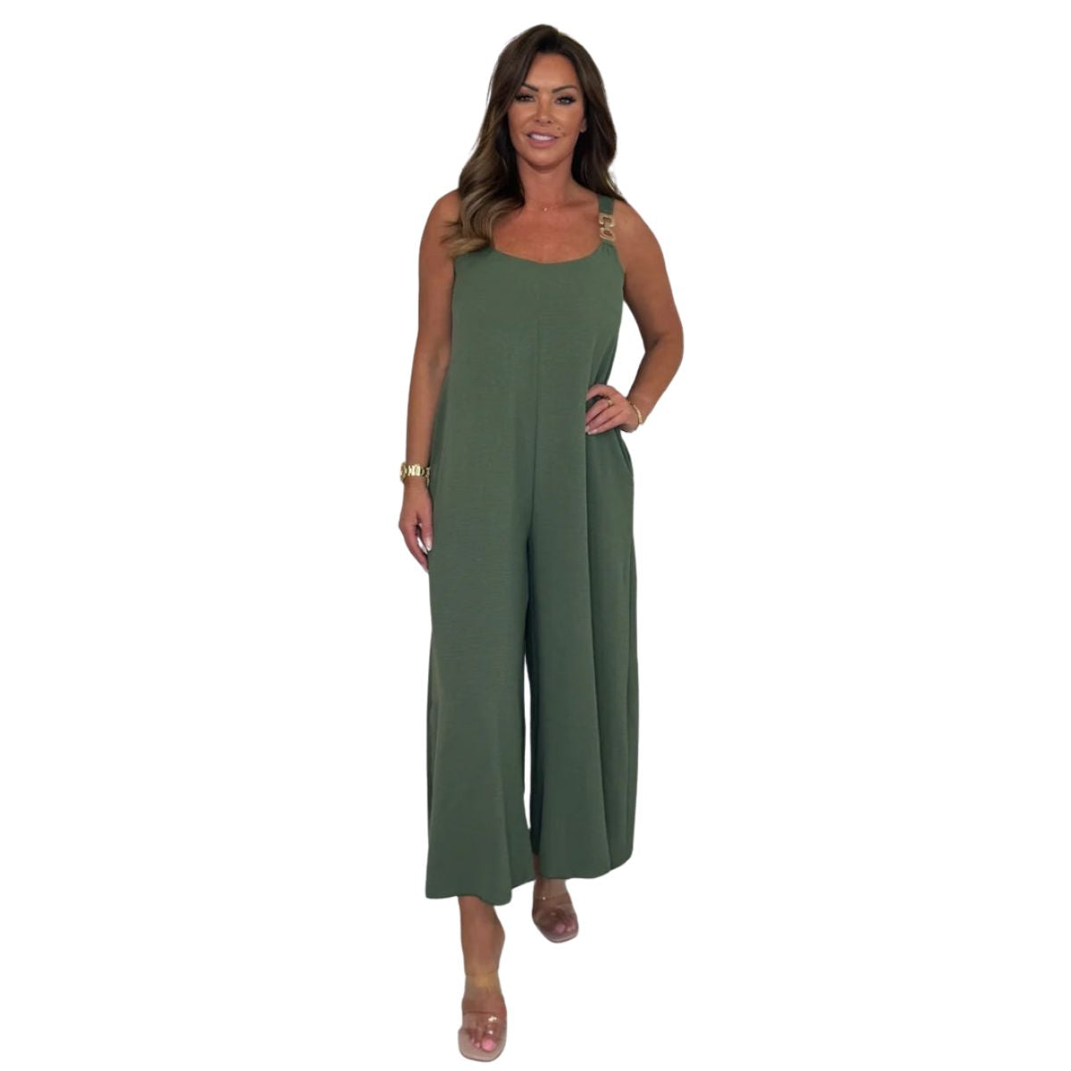 Macacão Divine Alure – Sofisticação Máxima com Presente Exclusivo FEMININO - ROUPAS - MACACÃO 3 Dm Stores Verde Rosa P (36/38)