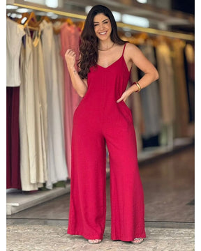 Macacão Elegance Serena – Sofisticação em Cada Detalhe FEMININO - ROUPAS - MACACÃO Dm Stores Marsala PP - Veste (32 a 34) 