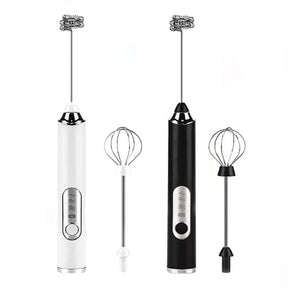 Mixer Portátil Multiuso – Batedor Elétrico para Café, Leite e Bebidas UNISSEX - COZINHA - MIXER Dm Stores Kit 1 Braco + 1 Preto 
