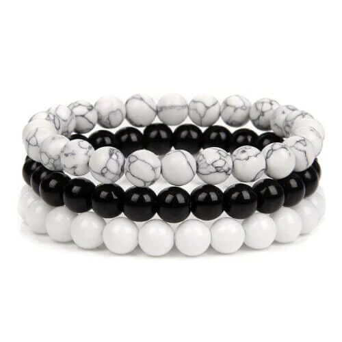 Trio de Pulseiras Harmonia Natural – Conexão, Equilíbrio e Estilo UNISSEX - JOIAS & ACESSÓRIOS - PULSEIRA TRIPLA Dm Stores 