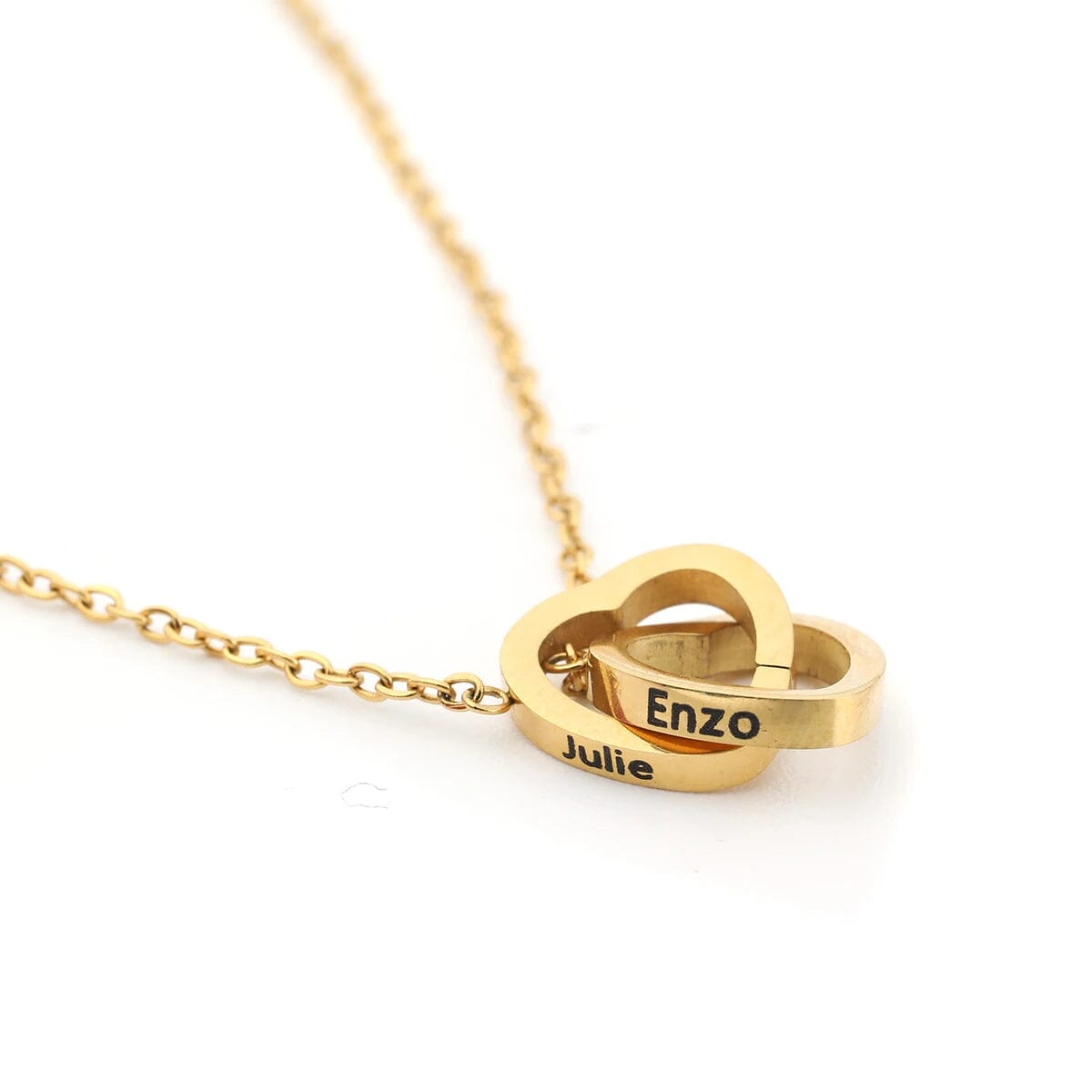 Urso Porta-Joias Giratório com Colar Corações Personalizados FEMININO - ACESSORIOS - URSO COM COLAR Dm Stores 
